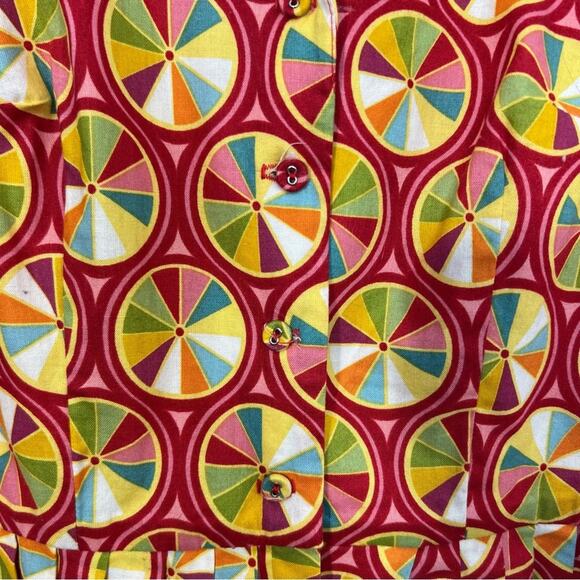 Bea & Dot by ModCloth Palette on Parade Pinwheel Rainbow Retro Dress Size Small - Picture 8 of 16